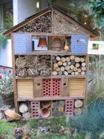 Hôtel à insectes terminé